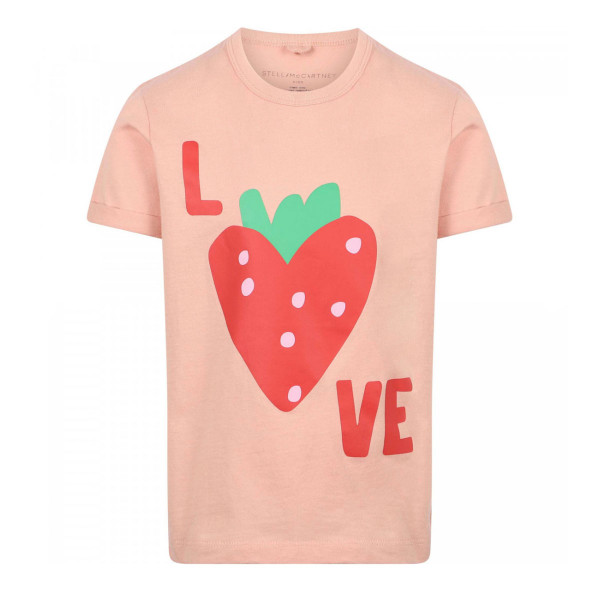 T-Shirt rosa Strawberry Love